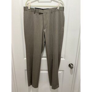 Perry Ellis Portfolio Pant 36x32 Men's Premilux Classic Fit Taupe NWT